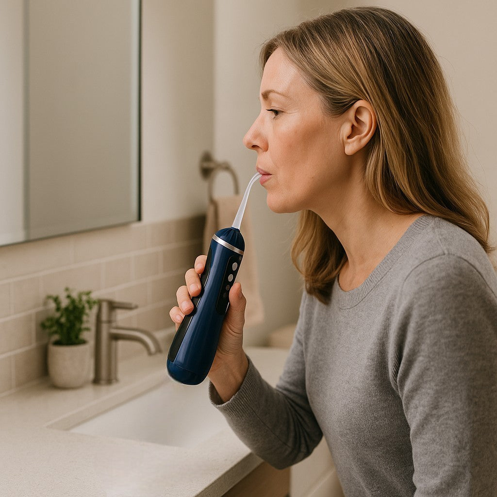 Comment bien utiliser son hydropulseur dentaire ? Conseils et erreurs à éviter
